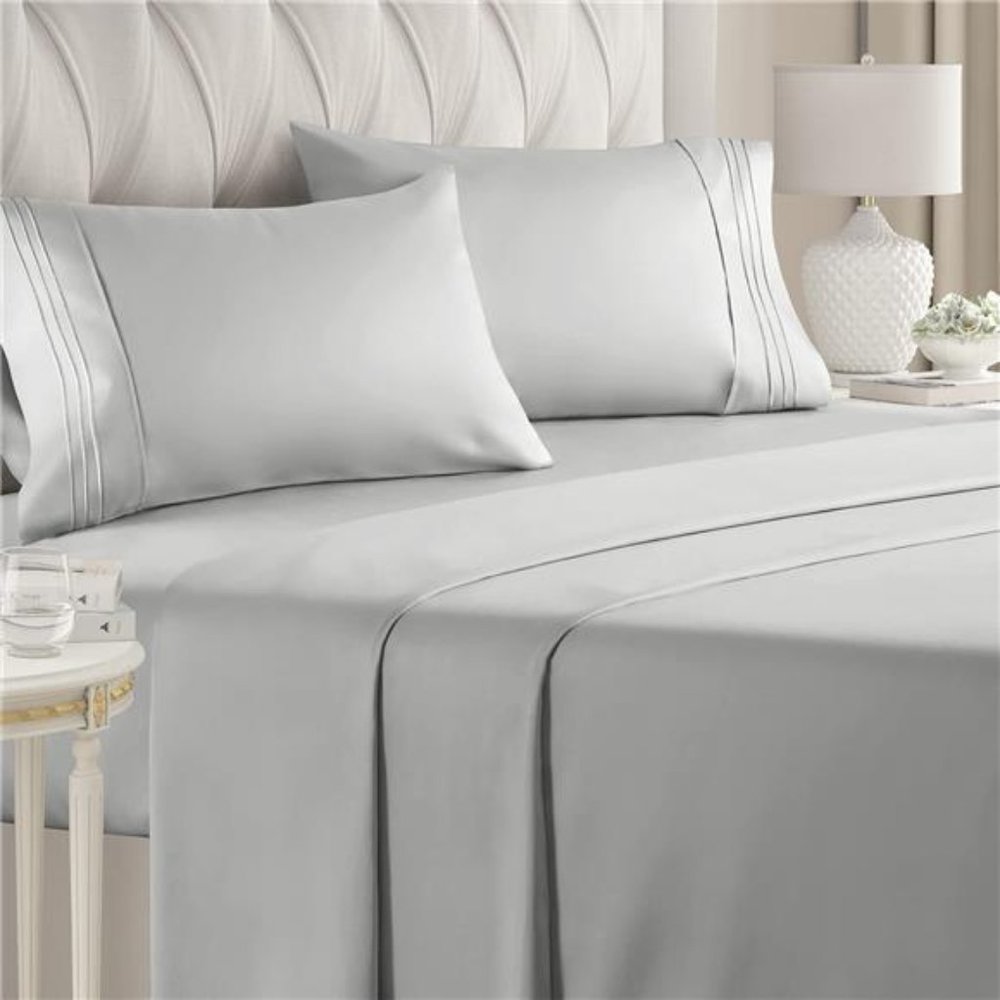 4 Pcs Sheet Set Breathable Cooling Hotel Luxury Extra Soft Deep Pockets Easy Fit